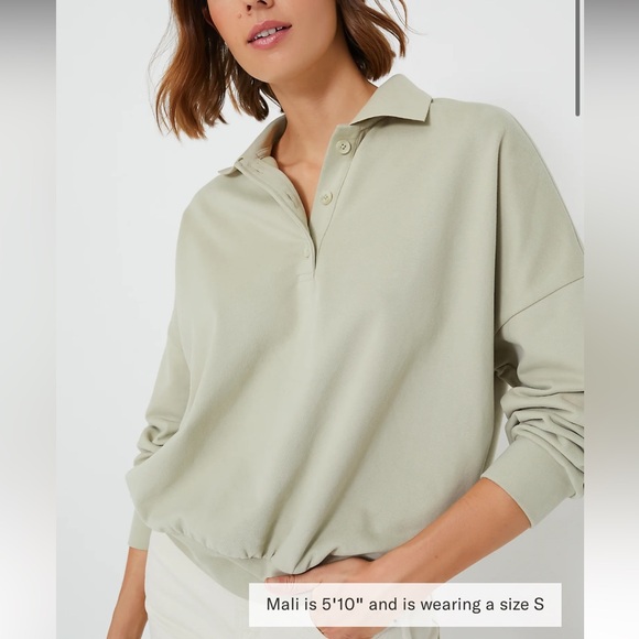 POMANDER PLACESage Bode Polo Sweatshirt